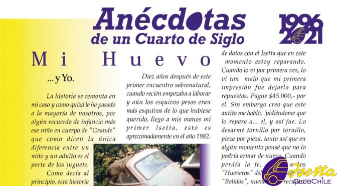 Historia de un reencuentro, El Colesterol julio 2000.